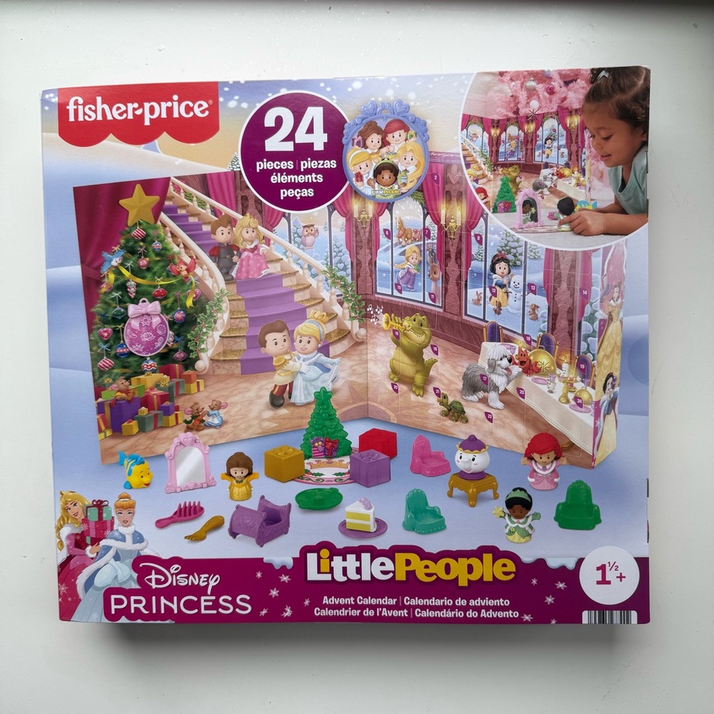 Fisher Price-Disney Princess Advent Calendar Little People Limited Edition NEW!